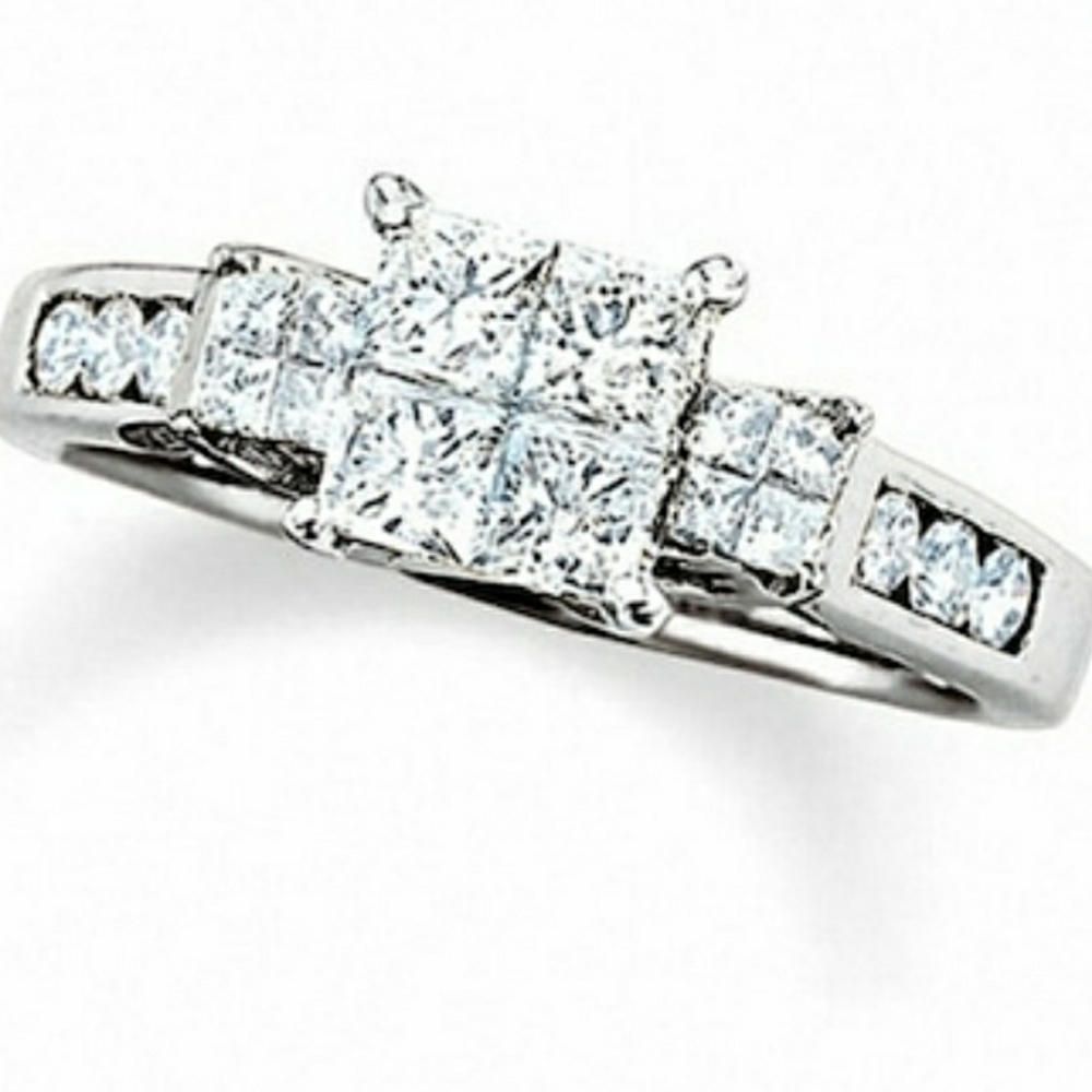 1.5 C.T . T.W. Diamond Ring